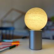 Ampoule LED décorative Planète LUNE - Globe culot E27 - 3W - 300LM - 2700K